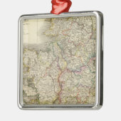 Ierse kaart metalen ornament (Links)