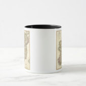 Ierse kaart mok (Midden)