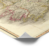 Ierse kaart poster (Hoek)