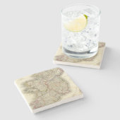 Ierse kaart stenen onderzetter (Zijkant)