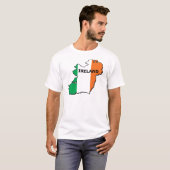 Ierse kaart t-shirt (Voorkant volledig)