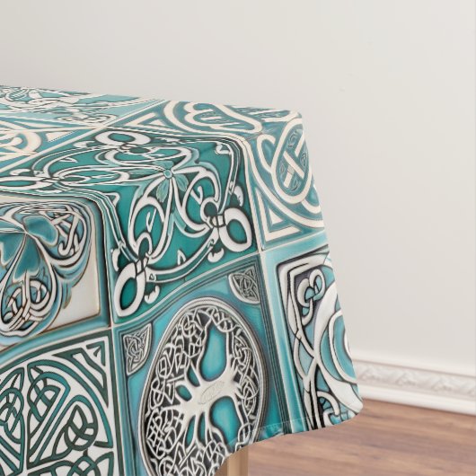Ierse Keltische Tegels Tafelkleed (Voorbeeld)