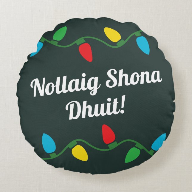 Ierse kerst Decor Kussen (Voorkant)