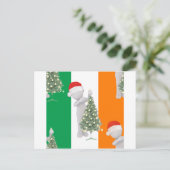 ierse kerst feestdagenkaart (Staand voorkant)