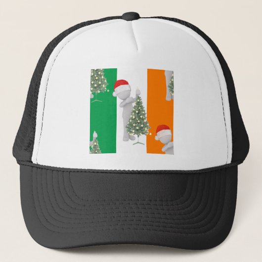 ierse kerst trucker pet (Voorkant)