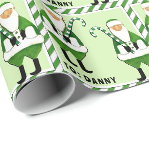 Ierse kerstcadeau-verpakkings papier
