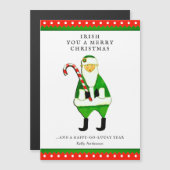 Ierse kerstcadeaukaart voor kerstcadeautjes (Voorkant / Achterkant)