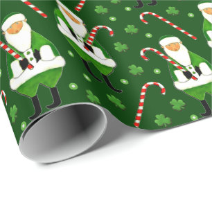 Ierse kerstcadeaupapier cadeaupapier