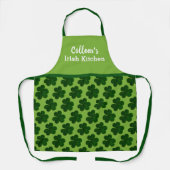 Ierse Kitchen St Patrick's Day personaliseren Schort (Voorkant)