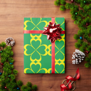 Ierse klaverkruis voor St. Patrick's Day Cadeaupapier
