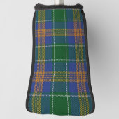 Ierse kleuren Clan McAuliffe MacAuliff Tartan Pset Golfheadcover (Draai 90)