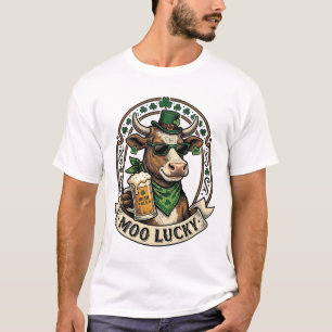 Ierse Koe Shirt Vintage St Patrick Bier Design