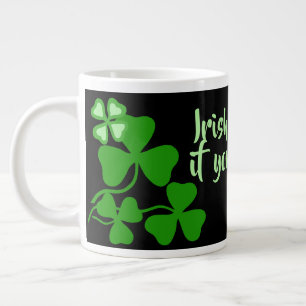 Ierse koffie 19 alstublieft, Ierland klavertje, zw Jumbo Mok