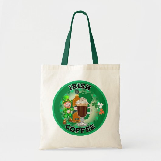 Ierse koffie - een elixer. tote bag (Voorkant)