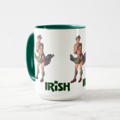 Ierse koffie Risque Kilt Gift Mok (Voorkant links)