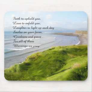 Ierse kust en Blessing Mousepad Muismat