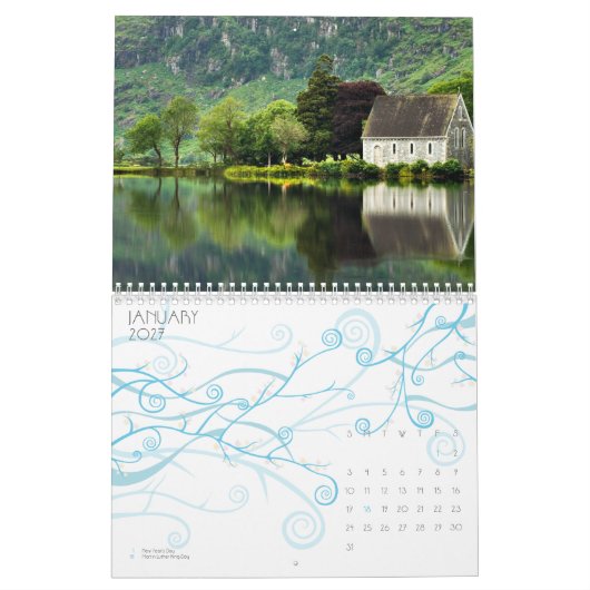 Ierse landschapscènes kalender (Jan 2027)