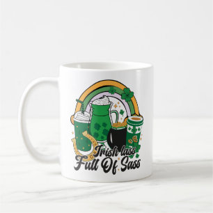 Ierse Lass vol Sass - Cheeky St. Patrick's Day Koffiemok