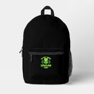 Ierse Leprechaun Gag Gift Korte Vrouwen Shamrock T Bedrukte Rugzak