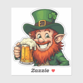 Ierse Leprechaun - St. Patrick's Day Sticker