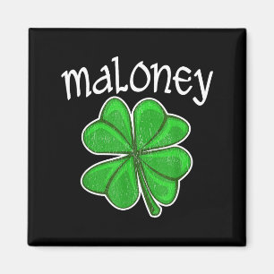 Ierse Maloney Lucky Clover St. Patrick's Day Magneet