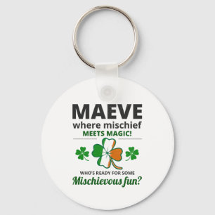 Ierse meisjesnaam: Maeve - onheil ontmoet magie Sleutelhanger