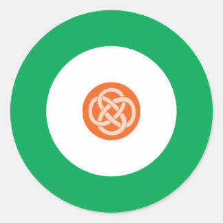 Ierse mod ronde Sticker 1