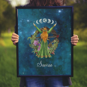 Ierse moongodin poster