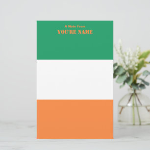 Ierse Nationale Vlag, Ierse standaard, Banier Briefpapier