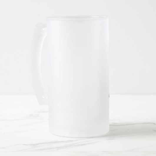 Ierse ogen glimlachen matglas bierpul (Voorkant links)