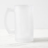 Ierse ogen glimlachen matglas bierpul (Links)