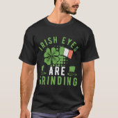 Ierse ogen slijpen grappige St Patrick's Day T-shirt (Voorkant)