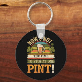 Ierse Patty's Groene St Paddy Grappige Saint Patri Sleutelhanger (Voorkant)