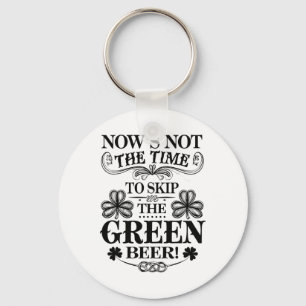 Ierse Patty's Groene St. Paddy Grappige Sint-Patri Sleutelhanger