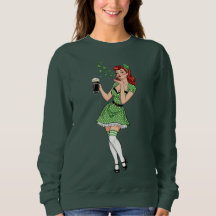 Ierse Pin-Up die van Bier Houdt