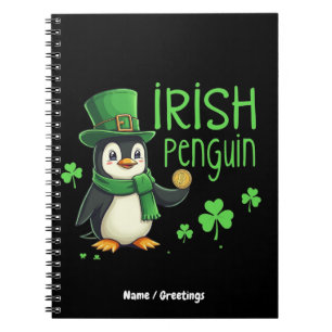 Ierse Pinguïn Een Gelukkig Mengsel van Plezier, Hu Notitieboek