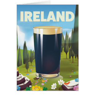 Ierse pint Travel poster
