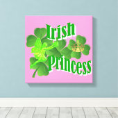 Ierse prinses canvas afdruk (Insitu (Houten vloer))