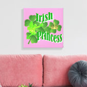 Ierse prinses canvas afdruk (Insitu (Woonkamer))