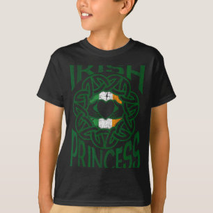 Ierse Prinses Keltische Knoop Claddagh Ring Cadeau T-shirt