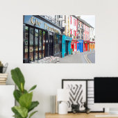 ierse pubs en doorsnee fronten poster (Thuiskantoor)