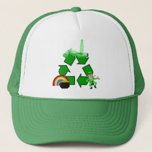 Ierse recycling trucker pet