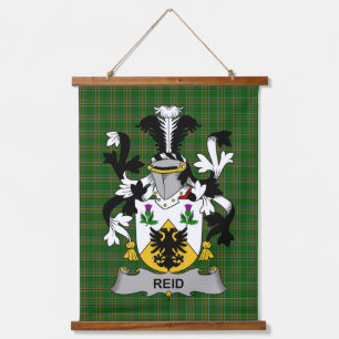Ierse Reid Wapen Familie Crest Hangend Wandkleed