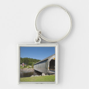 Ierse rivier overdekte brug, St. Martins, New Sleutelhanger