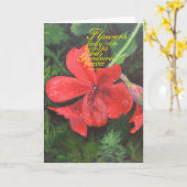 Ierse rode bloem kaart (Gele Bloem)