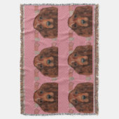 Ierse Rode Setter       Deken (Voorkant Verticaal)