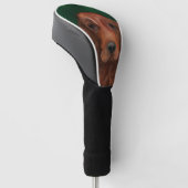 Ierse Rode Setter Golfheadcover (Schuin)