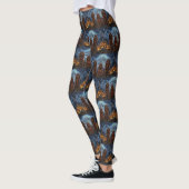 Ierse Rode Setter Halloween Spooky Leggings (Links)