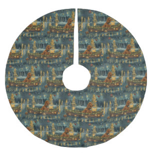 Ierse Rode Setter Kerstvakantie Kerstboom Rok