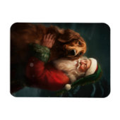 Ierse rode setter sinterklaas feestelijke kerst magneet (Horizontaal)